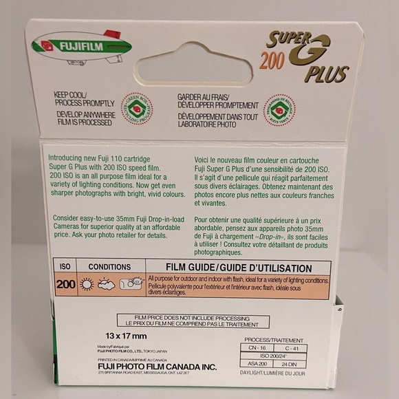 FUJI 110 Format film ISO 200 24 exposures - Picture 2 of 3